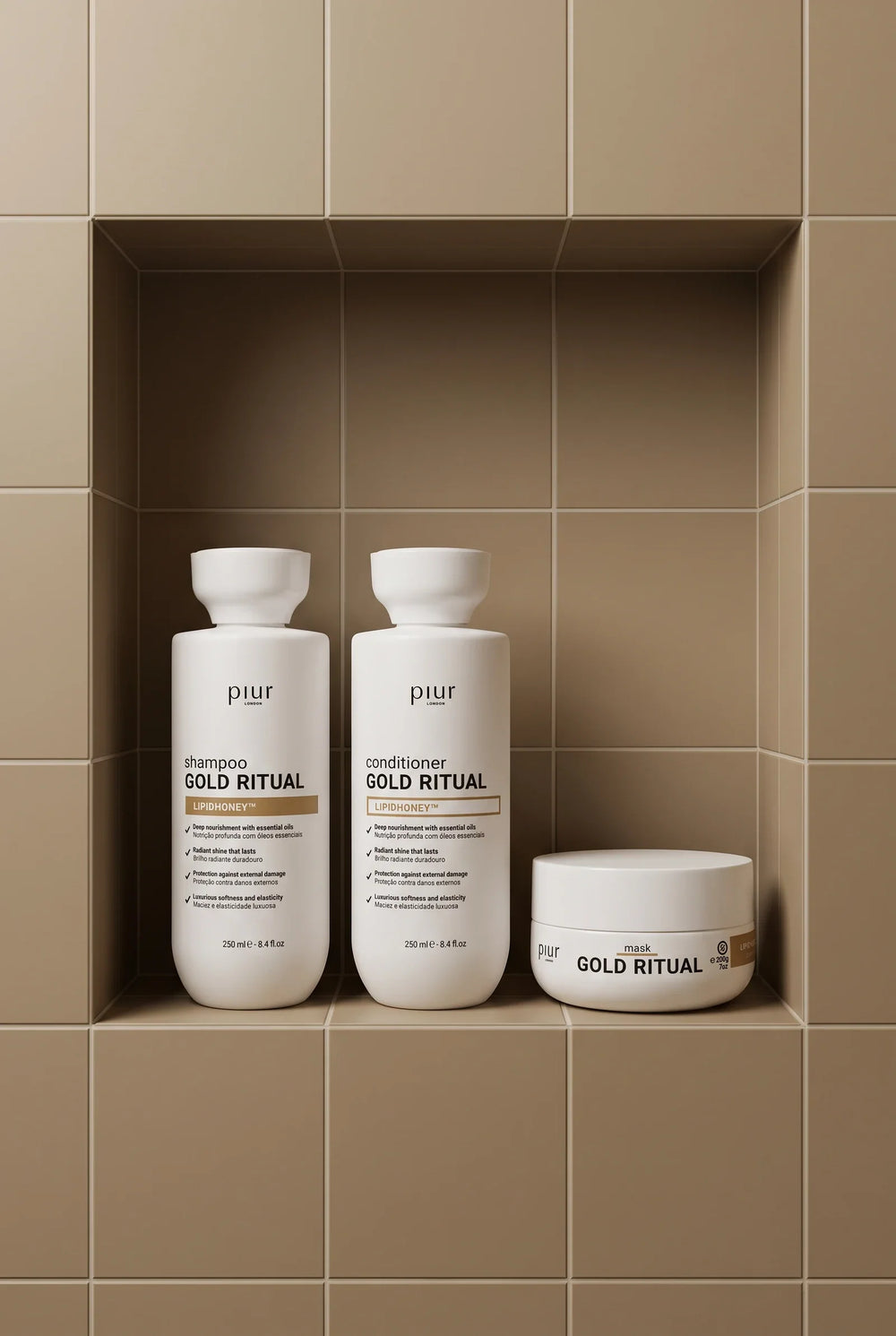 Gold Ritual home care range